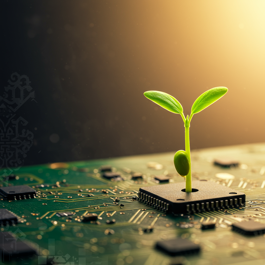 Seedling sprouting - nurturing startups